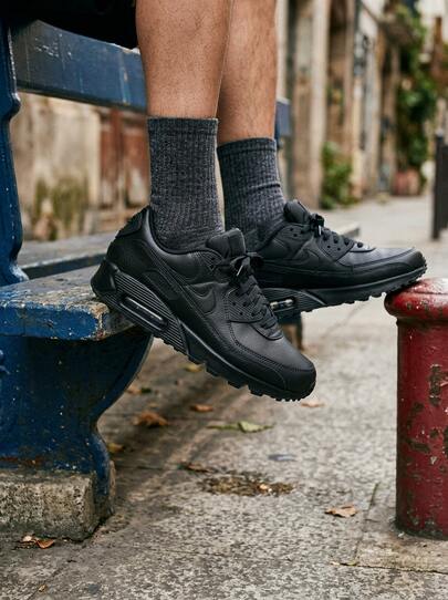 Nike Air Max 90 Men's Casual Athletic Shoes Flexible Rubber Outsole Lightweight Shopping Daily Weekend CZ5594-001