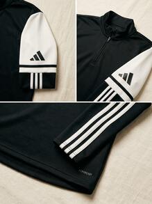 Adidas Women Sports Jackets Comfortable Waterproof Insulated Daily Training Commuting Black JE2763 - Black and White - View 4