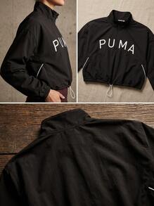Puma Women Sports Jackets Breathable Packable Warm Daily Training Commuting Black 524816-01 - Black - View 4