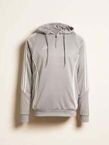 Adidas هوديز رياضية وخارجية للرجال متعددة الاستخدامات دافئة وخفيفة الوزن للتنقل والخروج والتدريب رمادي IR7551 - رمادي - مشاهدة 2