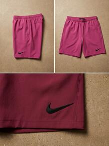 Nike Women Sports Shorts Durable Breathable Soft Sports Weekend Summer Pink BV6860-616 - Orange - View 4