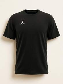 Jordan Men's Sports Tees & Tanks Quick-Dry Skin-Friendly Stretchy Travel Daily Weekend Black A20142-049 - Black - View 2