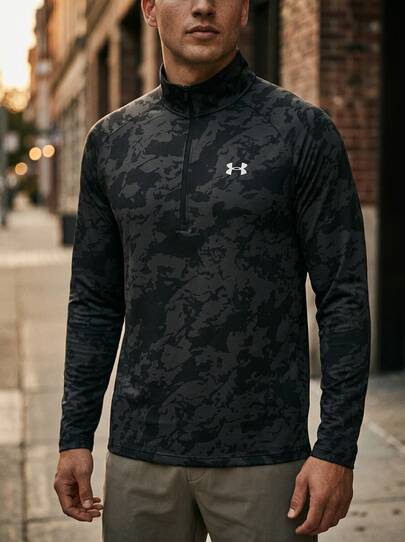 Under Armour TECH Men's Sports Tees & Tanks Versatile Lightweight Easy To Match Gym Home Travel Black 1328495-007