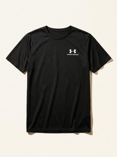 Under Armour UA Sports Tees & Tanks Quick-Dry Skin-Friendly Stretchy Gym Home Travel Black 1379141-002