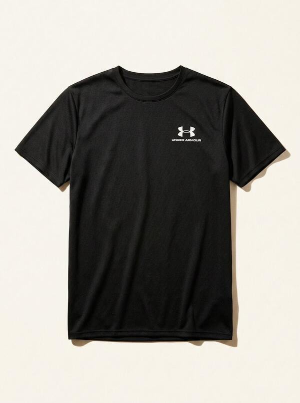 Under Armour UA Sports Tees & Tanks Quick-Dry Skin-Friendly Stretchy Gym Home Travel Black 1379141-002
