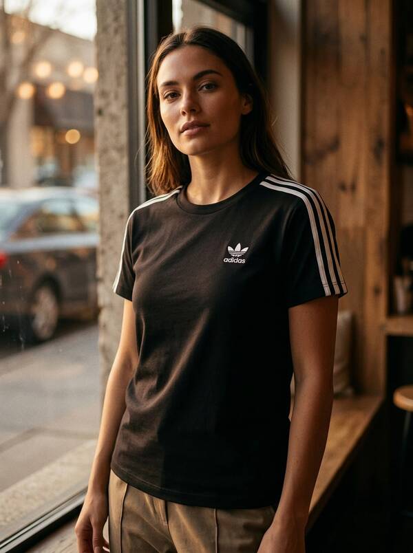 Adidas Sports Tees & Tanks Soft Durable Comfortable Casual Outing Gym Black GL0784