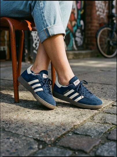Adidas Handball Spezial Women's Casual Athletic Shoes Cushioned Premium Modern Casual Weekend Walking White IF7087