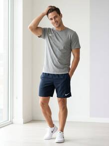 Nike Men's Sports Tees & Tanks Easy To Match Moisture-Wicking Breathable Outing Gym Home Grey CW6952-071 - Grey - View 6