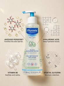 Mustela No Rinse Cleansing Water 10.14oz/300ml – Cleansing Water, No-Rinse, For Babies, Avocado Perseose, Suitable For Diaper Changes - Multicolor - View 2