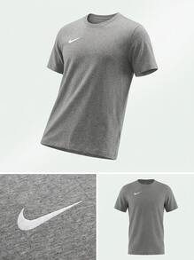 Nike Men's Sports Tees & Tanks Easy To Match Moisture-Wicking Breathable Outing Gym Home Grey CW6952-071 - Grey - View 4