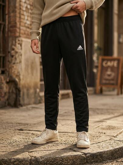 Adidas Teen Classic Fit Easy To Match Soft Commuting Casual Gym Black HC0337