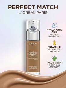 True Match Liquid Foundation 8.5W 30 Ml – Foundation, Skin-Matching, For Deep Skin Tones, 8.5W, Hyaluronic Acid, Suitable For Daily Makeup Routine - Beige - View 2