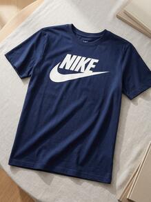 Nike Men's Sports Tees & Tanks Comfortable Versatile Lightweight Outdoor Training Vacation Blue AR5004-411 - BLU/WHT - View 2