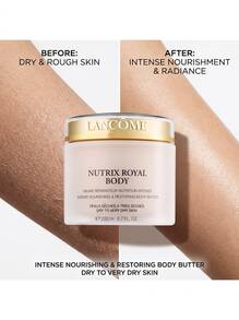 Lancôme Nutrix Royal Body Cream 200 Ml – Intense Nourishing & Restoring Body Butter, Deep Hydration For Dry To Very Dry Skin, Luxury Skin Smoothing Treatment, Daily Post-Shower Moisturizer, Repairing Skin Barrier Support - White - View 4