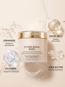 Lancôme Nutrix Royal Body Cream 200 Ml – Intense Nourishing & Restoring Body Butter, Deep Hydration For Dry To Very Dry Skin, Luxury Skin Smoothing Treatment, Daily Post-Shower Moisturizer, Repairing Skin Barrier Support - White - View 2