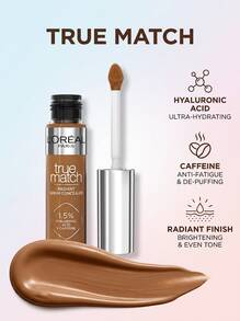 True Match Radiant Serum Concealer 9N 11 Ml – Concealer, Radiant Finish, For Dark Skin Tones, 9N, Hyaluronic Acid, Suitable For Daily Makeup Routine - 9N - View 2