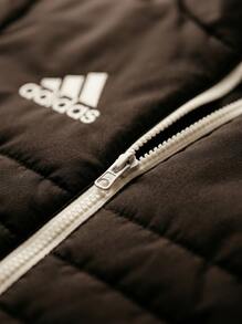 Adidas معطف خفيف للأطفال لون أسود 22 إنترادا - الأسود - مشاهدة 5