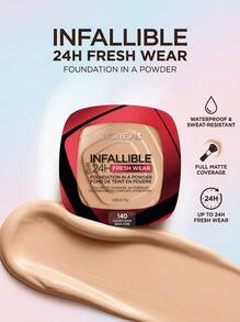 بودرة Infaillible Fresh Wear 24 ساعة 140 محايد 9 جرام - متعدد الألوان - مشاهدة 2