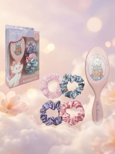 Disney Marie Hair Accessories Box Set – Assorted Hair Accessories In Decorative Gift Box, Great Value Multi-Pack, Back To School Outfits