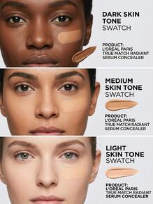 True Match Radiant Serum Concealer 6N 11 Ml – Concealer, Radiant Finish, For Dry Skin, 6N, Hyaluronic Acid, Suitable For Daily Makeup Routine - Multicolor - View 5