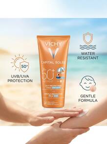 Vichy كابيتال سوليل حليب واقي لطيف للأطفال SPF50 300 مل - Clear - مشاهدة 3