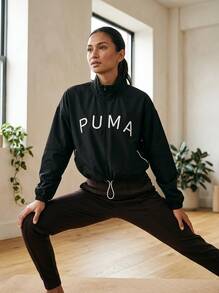 Puma Women Sports Jackets Breathable Packable Warm Daily Training Commuting Black 524816-01 - Black - View 3