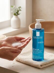 La Roche-Posay جل إيفاكلار الرغوي المنقي من لا روش بوزيه للبشرة الدهنية - 400 غرام - متعدد الألوان - مشاهدة 4