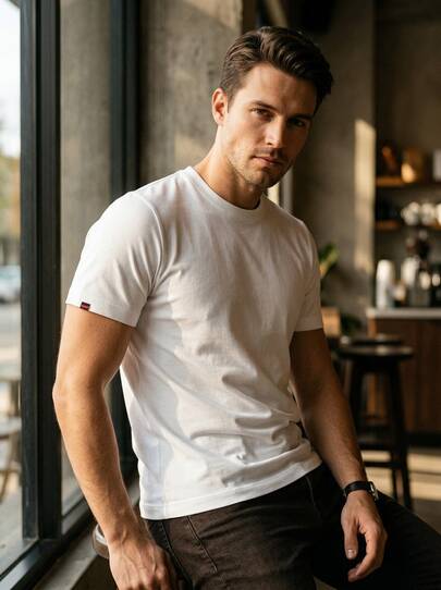 Superdry Men's Sports Tees & Tanks Moisture-Wicking Breathable Classic Fit Training Vacation School White M1012226A-01C