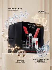 Vichy طقم هدايا العناية بالبشرة للرجال - أبيض - مشاهدة 2