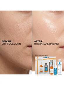 La Roche-Posay مجموعة هدايا العناية بالبشرة بفيتامين C12 - أبيض - مشاهدة 4