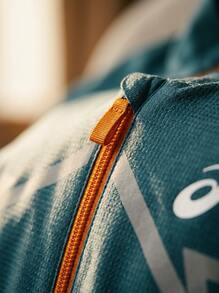 Asics CORE SS TOP Men's Outdoor Jackets Quick-Dry Windproof Packable Daily Training Travel Blue 2011C875-400 - FOGGY TEAL - View 6