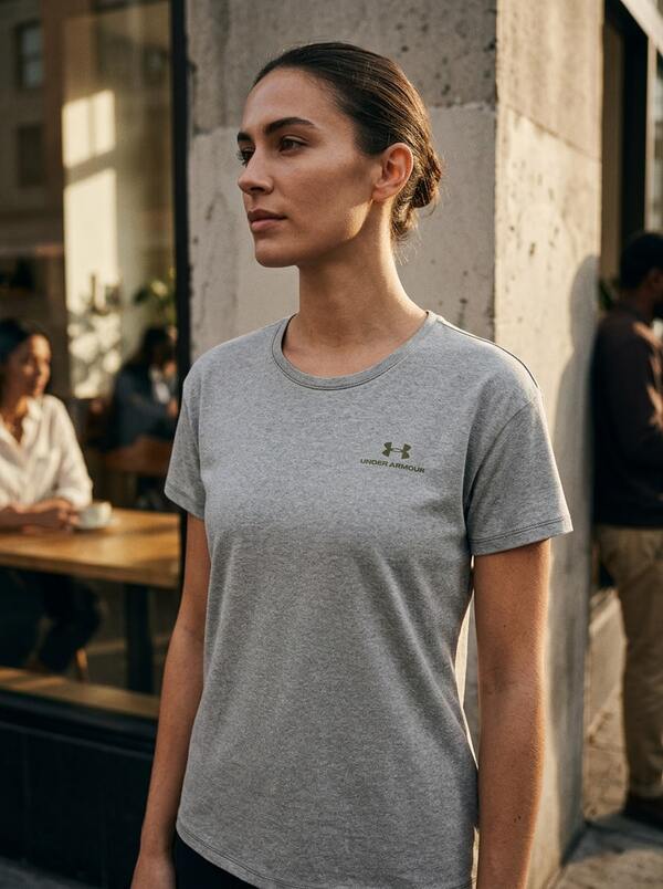 Under Armour UA Sports Tees & Tanks Durable Comfortable Versatile Sports Outdoor Training Grey 1379141-308