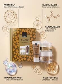 Avon حزمة مصغرة من مستحضرات العناية بالبشرة الأساسية Anew - متعدد الألوان - مشاهدة 2