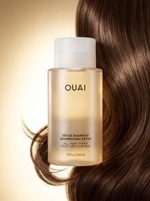 OUAI Detox Shampoo 10oz/300ml,3oz/89ml – Apple Cider Vinegar & Keratin Infusion, Clarifying Scalp Care, Product Buildup Removal, Rose & Bergamot Scent, Suitable For All Hair Types, Oily Hair Treatment, Deep Cleansing Hair Care Routine - Multicolor - View 5