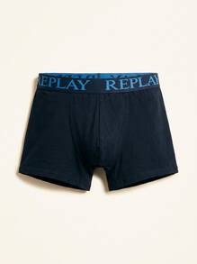 Replay Men Boxers Moisture-Wicking Durable Breathable Travel Casual Sports Black I101005-N141 - Black - View 2