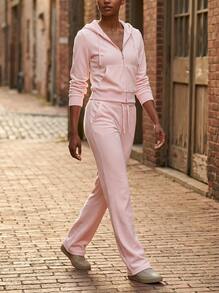 Juicy Couture Women Pants Stretchy Quick-Dry Breathable Weekend Training Daily Pink VEJB70002WPF-J94 - Pink - View 3