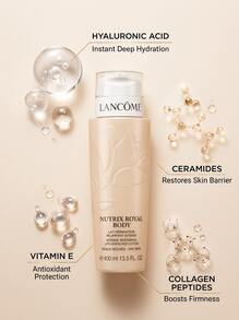 Lancôme Nutrix Royal Body Lotion 400 Ml – Body Lotion, Intense Restoring, For Very Dry Skin, Subtle Floral, Lipids, Suitable For Post-Shower Routine - White - View 2