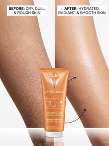 Capital Soleil Anti Sand Milk SPF50+ 300 Ml – Sunscreen, SPF 50+, For Sensitive Skin, Invisible, Vichy Volcanic Water, Suitable For Beach Vacation - Clear - View 4