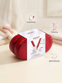 Vichy Liftactiv Anti-Wrinkle Skin Care Gift Set – Skincare Set, Anti-Aging, For Mature Skin, Red, Hyaluronic Acid, Suitable For Daily Facial Routine - White - View 3