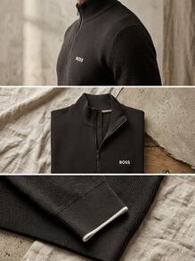 Hugo Boss Men Sports Tees & Tanks Moisture-Wicking Breathable Classic Fit Gym Daily Weekend Black 504985-18 - Black - View 3