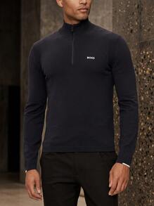 Hugo Boss Men Sports Tees & Tanks Moisture-Wicking Breathable Classic Fit Gym Daily Weekend Black 504985-18 - Black - View 5