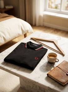 Fred Perry Men Sport Polos Soft Premium Breathable Casual Weekend Travel Navy M3636-T55 - Navy - View 5