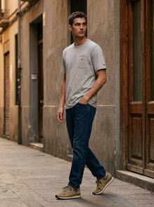 Carhartt Men Outdoor Tees & Tanks Easy To Match Moisture-Wicking Breathable Weekend Training Casual Grey 106652-HGY - Grey - View 5