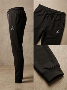 Jordan Men's Sports Pants Stretchy Quick-Dry Breathable Office Weekend Training Black A20141-010 - Black - View 2