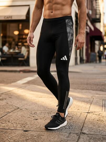 Adidas Men's Sports Pants Lightweight Durable Elastic Waist Gym Travel Sports Black IP1878