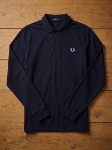 Fred Perry Men Sport Polos Comfortable Easy To Match Classic Travel Commuting Sports Navy M6006-608 - Navy - View 3