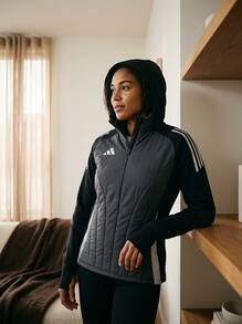 Adidas Women Sports Jackets Warm Durable Versatile Daily Training Commuting Black IM9967 - Black - View 6