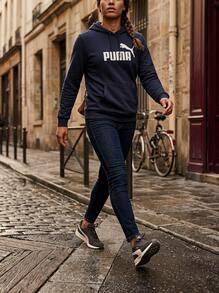Puma بلوزات رياضية ناعمة متعددة الاستخدامات دافئة للخروج والتدريب والاستخدام اليومي باللون الأزرق 682391-64 - Deep Plum - مشاهدة 5