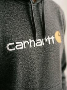 Carhartt Men's Sports & Outdoor Hoodies Breathable Easy To Match Classic Fit Weekend Sports Commuting Grey 100074-026 - Gray - View 4