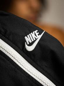Nike Men Sports Sets Breathable Versatile Comfortable Daily Casual Weekend Black DR3337-010 - BLACK/WHITE - View 2